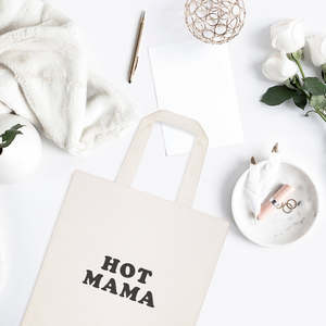 กระเป๋าโท้ทผ้าแคนวาสสำหรับคุณแม่สุดฮอต ปิดด้วยซิป วัสดุ PU สีพื้น ตกแต่งด้วยลายปักตัวอักษร พกพาสะดวก ผลิตจากโพลีเอสเตอร์ - Product Image 3