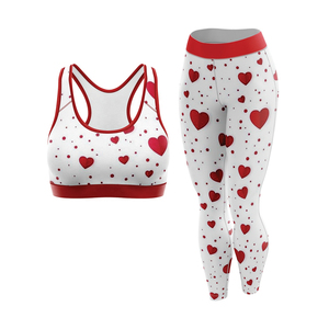 Haute qualité 2 pièces Yoga ensemble fermeture éclair femme Fitness Sport ensemble Slim Fit respirant vêtements d'entraînement ensemble pour les femmes - Product Image 2
