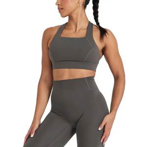 Logotipo personalizado Ropa atlética Yoga Sujetador deportivo Entrenamiento Gimnasio Pantalones cortos Fitness Conjuntos 2 piezas Conjunto Mujer Verano 2023 - Product Image 5