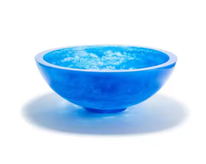 Juego de tazones de madera y ensalada de resina de diseño Vintage de ríos pequeños Acabado de resina epoxi único Técnica personalizada - Product Image 4