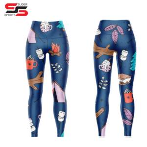 Leggings Fitness Yoga pour femmes de haute qualité Gym Sport Workout Leggings Dernière impression numérique Sublimation avec logo personnalisé - Product Image 1