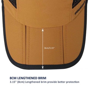 Gorra de béisbol clásica vendedora caliente para hombres y mujeres logotipo bordado a mano de tela impermeable de alta calidad personalizado con impresión de soplo - Product Image 4