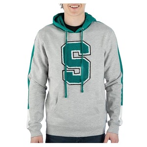 Sudadera con Capucha Unisex de Invierno, 100% Algodón, Estilo Francés, Holgada, con Logotipo Bordado, Lavado Ácido, Desgastada, Rota, Estilo Urbano - Product Image 1