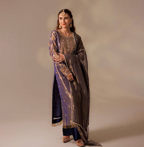 Hermoso traje Salwar Punjabi para mujer, diseños Gharara, vestido Sarara, venta al por mayor, vestidos árabes cosidos. - Product Image 1