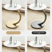 Table basse en bois de petite taille fournie par le fabricant pour les influenceurs, design moderne, mini table d'angle pour salon domestique
