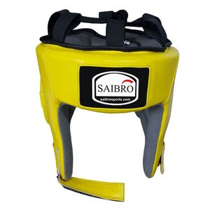 อุปกรณ์นิรภัยสำหรับเล่นกีฬา OEM & ODM ทำจากหนังแท้ป้องกันศีรษะสำหรับต่อยมวยโลโก้ตามสั่ง - Product Image 3