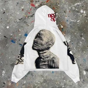 Custom Cotton Hoodie Vendors High Quality Regular Fit Polyester 180gsm Fleece Winter Digital Eco-Friendly Sports <b>Men</b> Vintage - Product Image 1