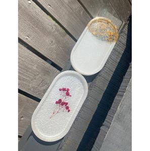 Plateau en résine pour la décoration de la maison et du bureau de luxe Plateau de service pour gâteaux, jus et aliments Pour la maison et l'hôtel - Product Image 6