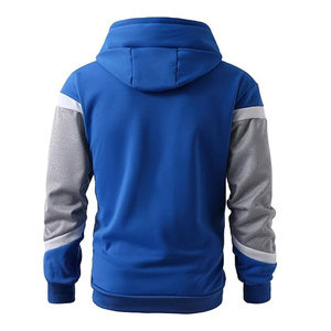 Sudadera con Capucha de Forro Polar para Hombre, 400 Gsm, Gruesa, Transpirable, de Algodón, con Efecto Desgastado, Impresión de Logotipo Personalizado, Esencial, Color Sólido - Product Image 2