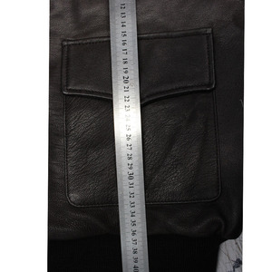 Veste en cuir de style nouveau Veste en cuir Slim Fit Stand-up Fly Veste en cuir pour hommes - Product Image 1