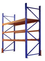 Étagères de rangement en acier durable, revêtement poudré, système d'étagères réglables robustes sur mesure, empilables, usine ODM, entrepôt OEM