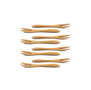 Fourchette cuillère en bois Western vente en gros pour fruits maison hôtel et ustensiles de cuisine utilisation au restaurant - Product Image 3