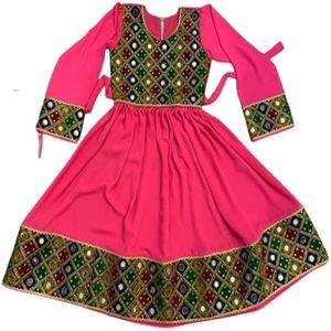 2024 VESTIDO KUCHI afgano CON VESTIDO BORDADO TRADICIONAL TRIBAL HECHO A MANO PARA MUJER VESTIDO FESTIVAL KUCHI AFGANO CULTURA PASHTUN - Product Image 1