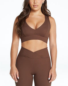 High Support Seamless Backless Crop Sports <b>Bra</b> with Adjustable <b>Straps</b> for Women casual 2026 - Product Image 5