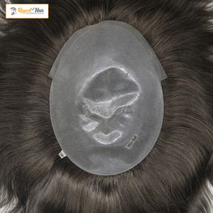 Tarifa barata Pelucas humanas para hombres Bloque de cabello superior para Hombres Reales Tupé Tejido Pieza de reemplazo de cabello Exportación desde Bangladesh - Product Image 1