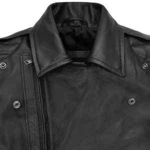 Nuevas chaquetas de cuero genuino para hombre, Material de alta calidad, a prueba de viento e impermeable, chaqueta de invierno de cuero con logotipo personalizado - Product Image 3