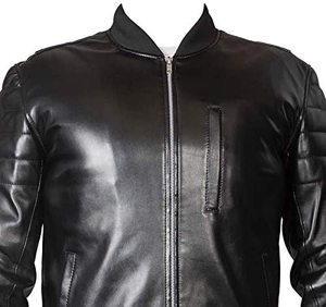 Chaqueta de Cuero Vacuno Estilo Motero para Hombre, Corte Ajustado, Personalizada 2025, para Primavera, Otoño e Invierno - Product Image 2