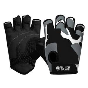 ELIXE <b>SPORTS</b> Custom Unisex Fitness Weightlifting <b>Gloves</b> High Quality Crafted Leather Durable Strong Grip Bar Breathable Wrist - Product Image 4