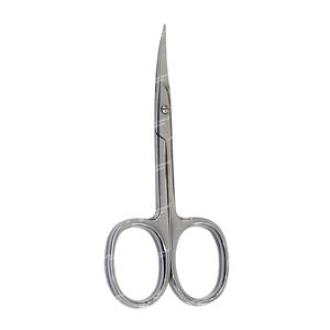 High Quality Professional 9.5cm <b>Curved</b> Stainless Steel Sharp Cuticle <b>Scissors</b> Durable Reusable Beauty Tool OEM Custom Branding - Product Image 6