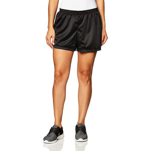 Pantalones cortos de baloncesto de malla de secado rápido Unisex personalizados OEM verano cintura elástica impresión personalizada Logo poliéster sublimación pantalones cortos - Product Image 2