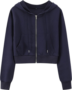 Sudadera con Capucha y Cremallera para Mujer al por Mayor OEM, la Mejor Calidad Premium, Diseño Moderno con Estilo Único, Sudadera con Capucha y Cremallera para Mujer a Bajo Precio - Product Image 1