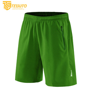 Te New 2025 Summer Trend Men's Gym Sports Shorts Outdoor Running Fitness Transpirable Sólido Liso Teñido Doble capa - Product Image 4