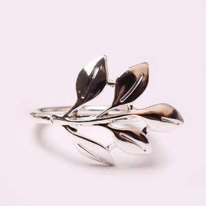 Silver Plated Customized Look Metal Napkin Ring Cuff For Hotel Wedding <b>Party</b> <b>Table</b> Top Napkin Holding Use In Wholesale - Product Image 5