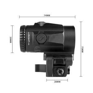 Mira Telescópica Táctica Profesional V3XM con Láser de Punto Rojo para Caza, Entrenamiento al Aire Libre y Accesorios Completos - Product Image 1