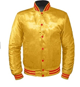 Traje informal para hombre Chaquetas universitarias de satén de calidad duradera Los mejores diseños Estilo vintage Venta al por mayor Famosa chaqueta de producto - Product Image 5