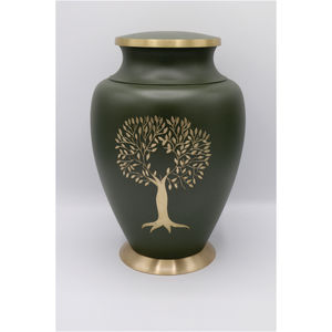 Personalized Handmade Metal <b>Keepsake</b> Top Quality Aluminium Ashes Jar Hot Sale Cremation Urns Memorials Jars Metak Cremation Urns - Product Image 1