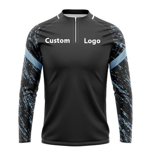 Sudadera deportiva personalizada con media cremallera, sudadera de forro polar personalizada con bordado - Product Image 2