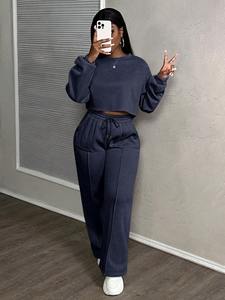 Ensemble de survêtement décontracté pour femmes, vêtements de rue, vêtements de sport, conçu pour l'entraînement, le fitness et le style de vie quotidien - Product Image 4