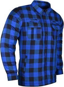 Camisa de Franela para Motociclistas, Resistente al Viento, Forrada y Protectora - Product Image 4