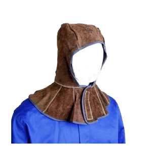 Capuchon de soudage de haute qualité TRQ Protection de la tête et du cou Casque de soudage en cuir de vachette - Product Image 6