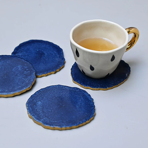 Artisanat écologique, sous-verres et tapis réutilisables faits à la main, personnalisables, pour des intérieurs artistiques durables - Product Image 6