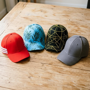 Casquette de sport unisexe en toile cirée avec broderie 3D de lettres, style décontracté, haute qualité, à bord plat, motif léopard, personnalisable - Product Image 3
