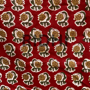 Chemin de table en coton rouge floral Cosmos chocolat, personnalisable, de haute qualité, imprimé à la main, pour table à manger, événements de mariage - Product Image 4