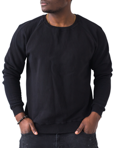 Sudadera informal de manga larga para hombre, tela de rizo de algodón 100%, temporada de invierno, patrón sólido, lavado enzimático y lavado ácido bordado - Product Image 3