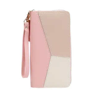 Carteras de moda con cremallera para mujer, monederos largos, bolsos, monederos para monedas, tarjeteros, billeteras de cuero PU - Product Image 4