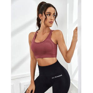 Sujetador Deportivo Ligero de alto soporte para mujer para Yoga, Fitness, correr y entrenamiento, Tops de entrenamiento de talla grande - Product Image 1