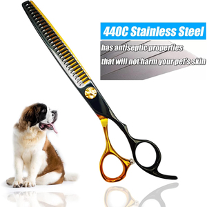 Juego de peluquería para mascotas, tijeras profesionales para el pelo, tijeras de peluquería, tijeras de corte, tijeras de peluquero para el cuidado de perros - Product Image 5