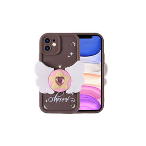 Funda Netzy Marrón Oscuro Diseño SAFA para iPhone 11, Silicona Antihuellas, Protección de Cámara, Compatible con Realme 14 Plus - Product Image 1