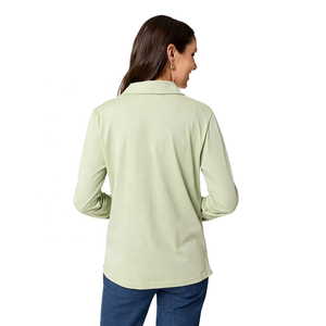 2025 Popular Design Wholesale <b>Womens</b> <b>Polo</b> <b>Shirts</b> For <b>Womens</b> Customize Long Sleeve Blank <b>Women</b> <b>Polo</b> Tee Perfect For All Seasons - Product Image 3