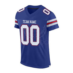 Nouveau design 2025 – Maillot de football américain professionnel à manches courtes, respirant, personnalisable, vente en gros pour l'été - Product Image 2