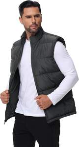 Venta Directa de Fábrica, Chaleco Acolchado con Cremallera Personalizado, Transpirable, de Alta Calidad, Informal, para Hombre, para Invierno, 100% - Product Image 2