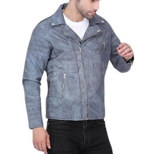 Veste en cuir véritable pour homme en gros, qualité supérieure, respirante, écologique, service OEM, options personnalisables - Product Image 1