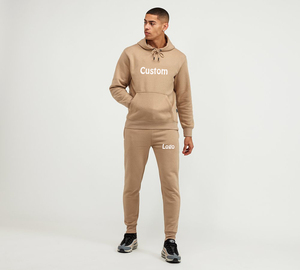 Ensemble de survêtement unisexe tendance XXL avec logo personnalisé, jogging et sweat-shirt, vêtements de sport, ensemble de survêtement pour couples, ensemble de survêtement 2 pièces pour hommes - Product Image 1