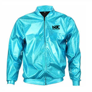 Chaqueta Bomber Varsity mixta para hombre Chaquetas de béisbol de manga larga para mujer Estampado de letras Bloque de color Cremallera de gran tamaño. - Product Image 4