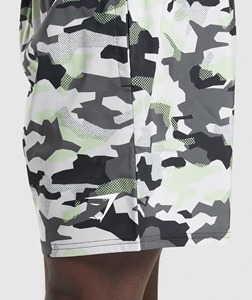 Pantalon de Sport pour hommes, vente en gros, blanc, pur, personnalisé, short de course, grande taille - Product Image 5