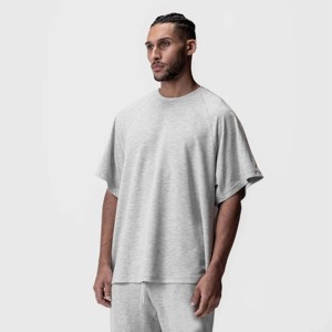 Marque personnalisée T-shirt surdimensionné 100% coton pour homme Caractéristiques d'un poids lourd à séchage rapide Coupe ample - Product Image 6
